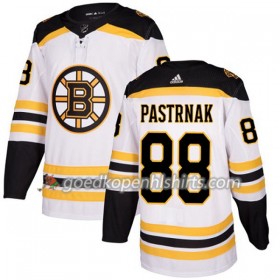 Boston Bruins David Pastrnak 88 Adidas 2017-2018 Wit Authentic Shirt - Dames